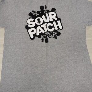 Men's large Grey Sour Patch Kids cotton t-shirt